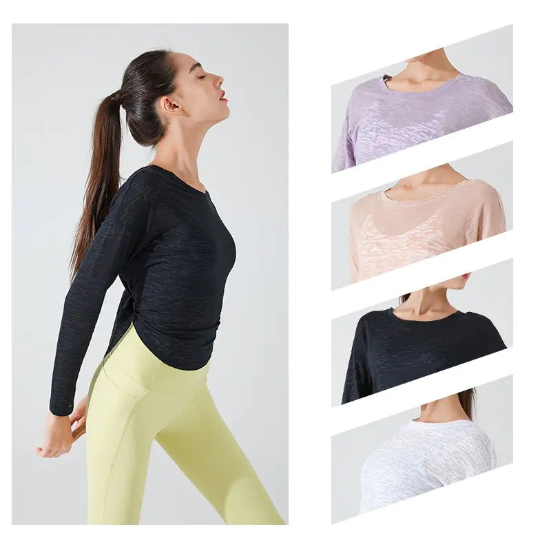 Fitness Loose Sportswear Blouse - ALEGRE ATHLETICS